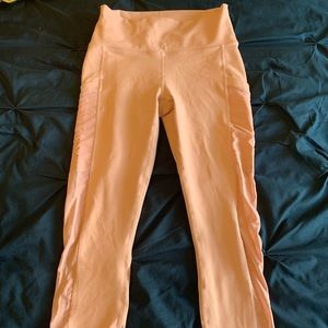 Fabletics rose pink powerhold leggings